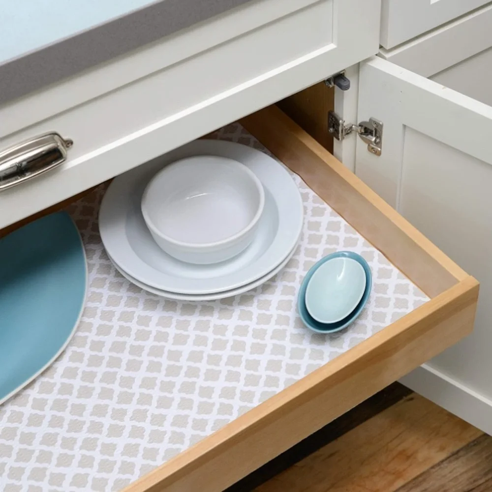 Con-Tact Brand Grip Prints Non-Adhesive Shelf and Drawer Liner - Set of 3